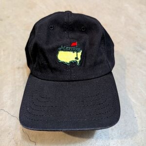 The Masters Hat Black Golf American Needle Strapback Mens Womens